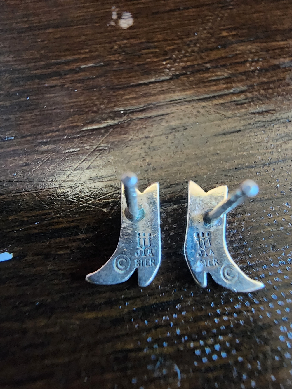 James Avery 925  Boot Star Stud Earrings - Picture 3 of 3